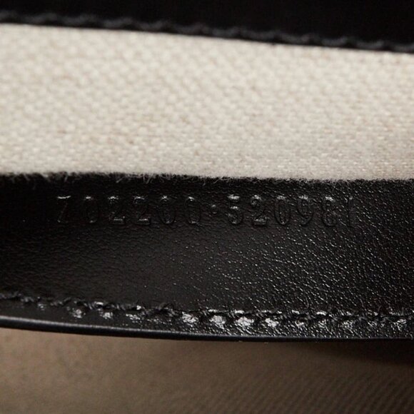 Gucci Black Leather GG Metalasse Frame Top Crossbody Shoulder Bag - Picture 7 of 12